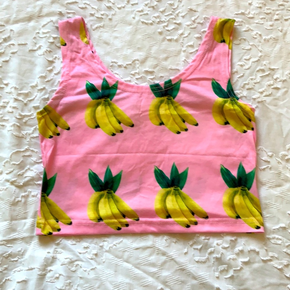 Bright Banana Crop Top
